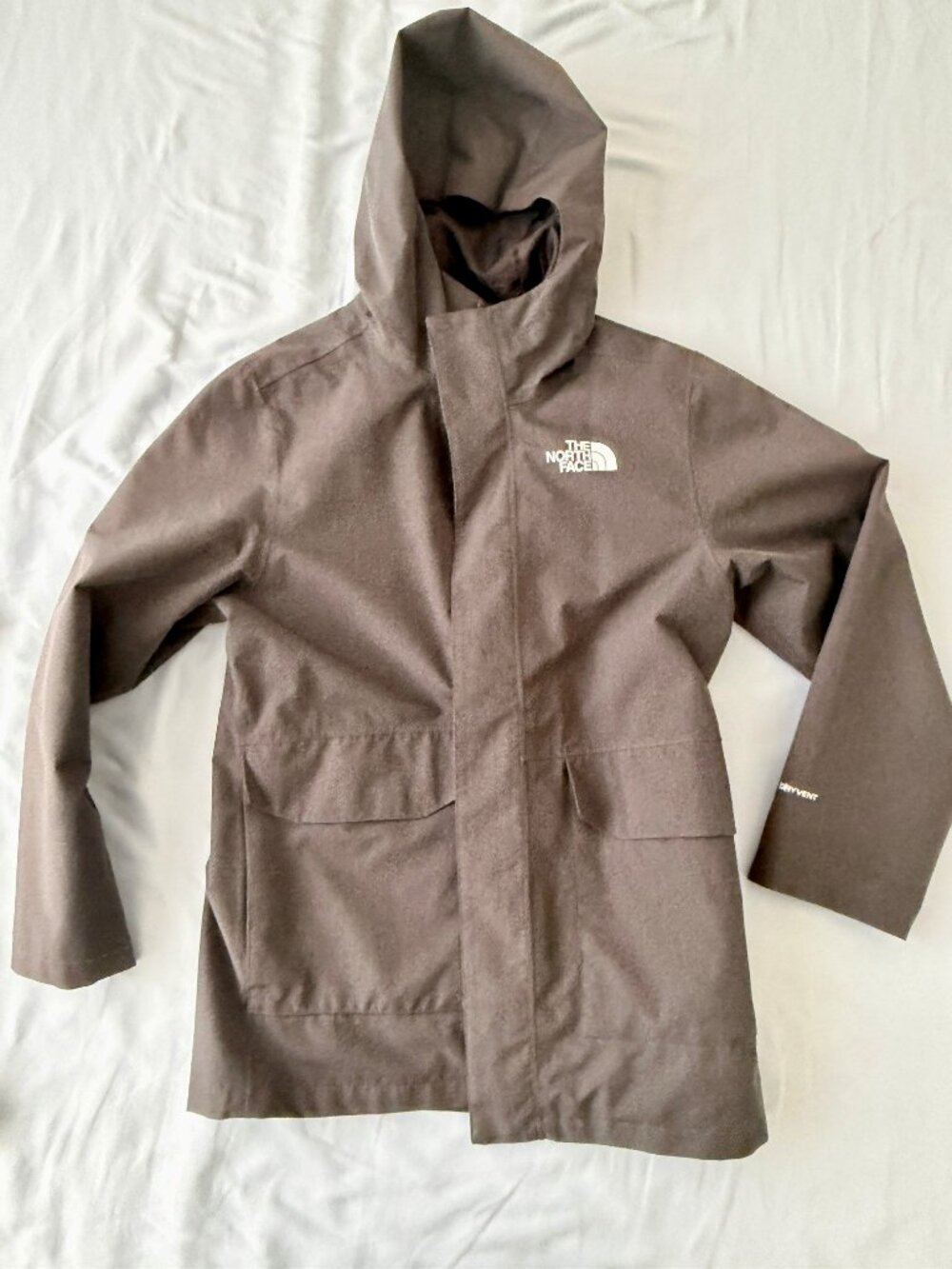 North Face rain jacket Youth M 10/12